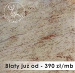Blaty granitowe, blaty kamienne Shivakashi / Ivory Brown - Granit